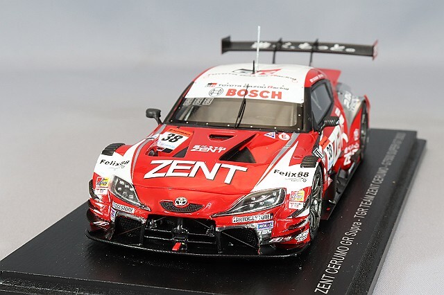スパーク 1/43 ZENT セルモ GR スープラ TGR 2023 スーパーGT GT500 
