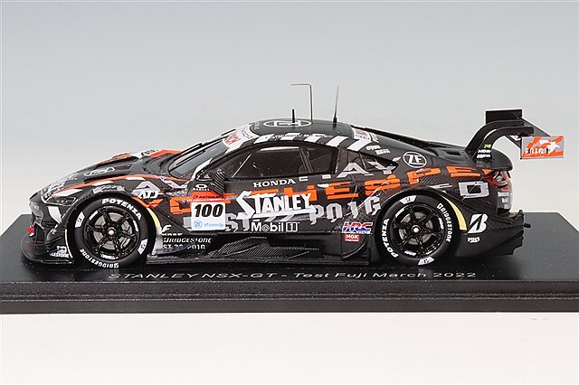 スパーク 1/43 スタンレー NSX-GT 富士テスト 2022年3月 #100 スパーク 1/43 スタンレー NSX-GT 富士テスト 2022年3月 #100