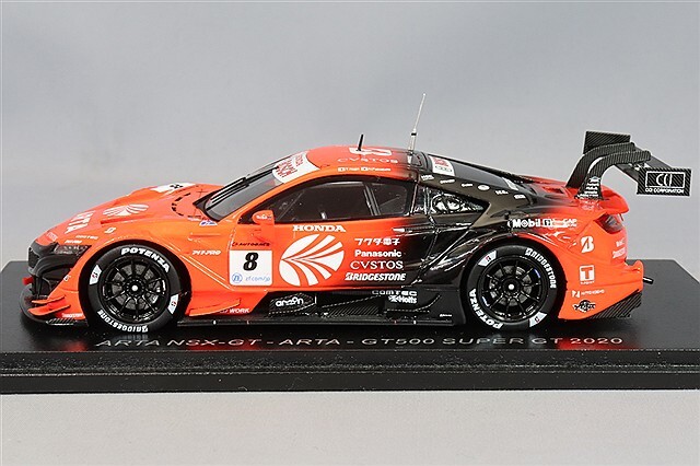 スパーク 1/43 ARTA NSX-GT ARTA 2020 スーパーGT GT500 #8 野尻智紀