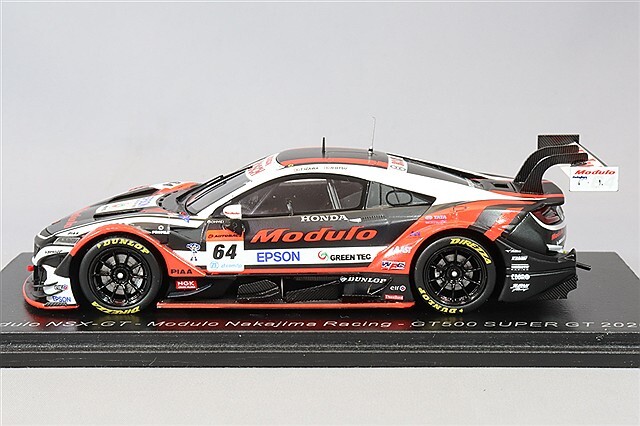 スパーク 1/43 モデューロ NSX-GT モデューロ 中嶋レーシング 2020
