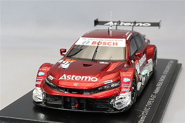 男性に人気！ リアルレーシング アステモ 1/43 スパーク シビック R-GT タイプ ミニカー