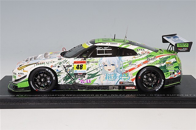 ネコムート スパーク 1/43 脱毛 ケーズフロンティア GO & FUN猫猫 GT-R NILZZ