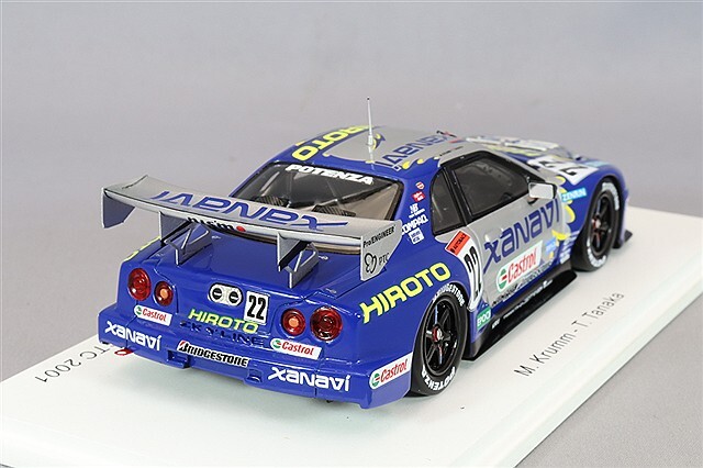 スパーク 1/43 ザナヴィ ヒロト GT-R R34 2001 JGTC GT500 #22 M 