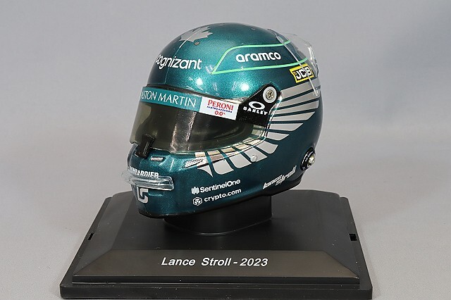 2023 F．アロンソ アストンマーチン 直筆サイン入 1/2 ヘルメット