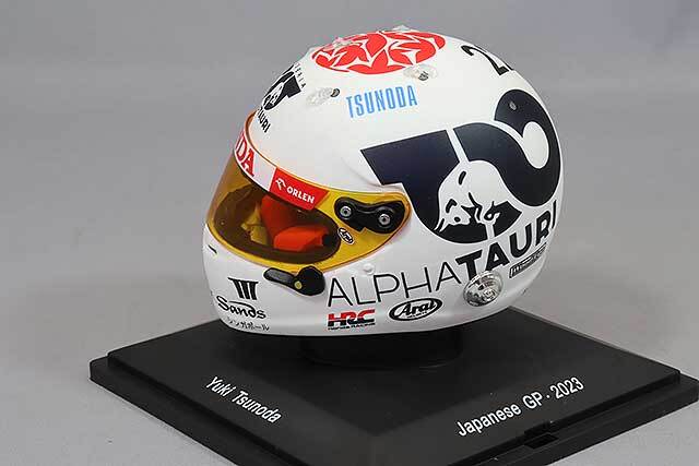 スパーク 1/5 ヘルメット スクーデリア アルファタウリ 角田裕毅 2023