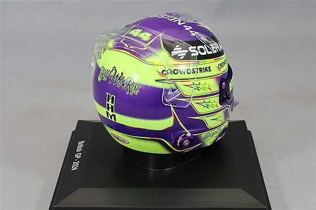 スパーク 1/5 ヘルメット L.ハミルトン 2024 F1 イギリスGP