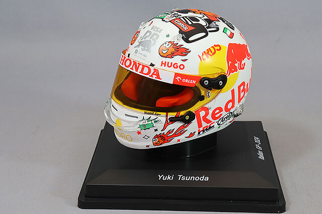 スパーク 1/5 ヘルメット ビザ キャッシュアップ RB F1チーム 角田裕毅