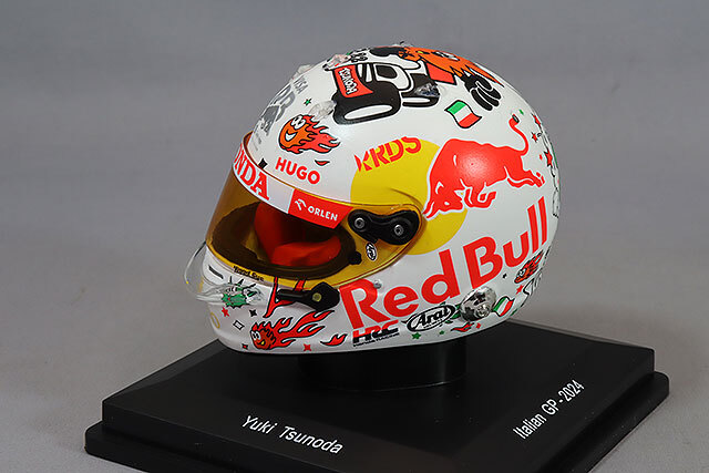 スパーク 1/5 ヘルメット ビザ キャッシュアップ RB F1チーム 角田裕毅