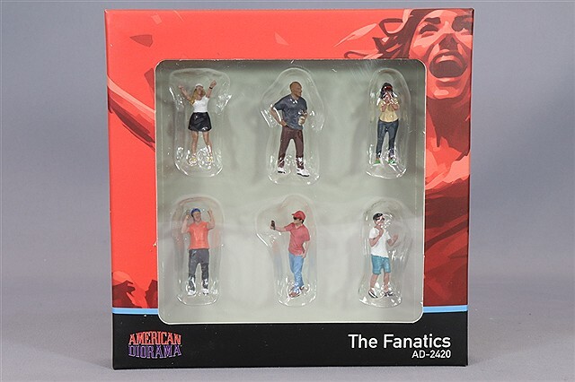 アメリカンジオラマ 1/64 フィギュア ファナティクス 6個セット