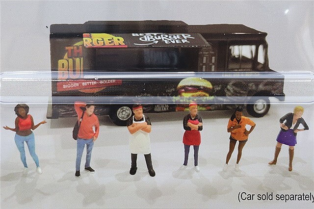 Mijo特注 アメリカンジオラマ 1/64 フィギュア フーディーズ 6個セット