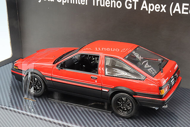 サンスター 1/24 トヨタ スプリンター トレノ GT Apex (AE86) レッド