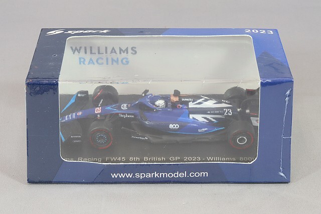 スパーク 1/64 ウィリアムズ F1 FW45 2023 F1 イギリスGP 8位 #23 A