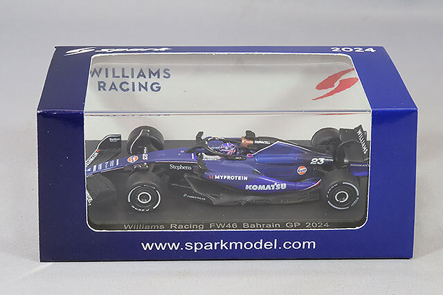 スパーク 1/64 ウィリアムズ レーシング FW46 2024 F1 #23 A.アルボン
