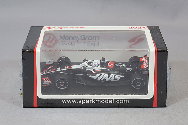 スパーク 1/64 マネーグラム ハース F1チーム VF24 2024 #27 N