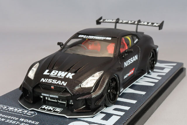 Tarmac 1/43 LB-シルエットワークス GT 日産 35GT-RR フルカーボン