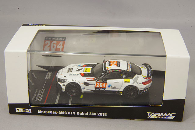 新品未開封 メルセデス AMG GT R 1/64 ミニカー Tarmac Tarmac 1/64 メルセデス AMG GT R 2018 ドバイ 24H #264 A.Au / J.Hui