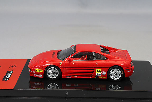 フェラーリ348 TB　ミニガレージセット Tarmac 1/64 フェラーリ 348 チャレンジ プレゼンテーション