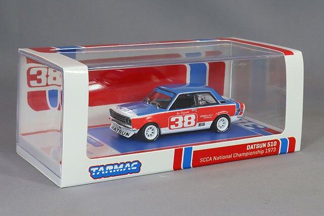 Tarmac 1/64 ダットサン 510 1973 SCCA ナショナルチャンピオンシップ