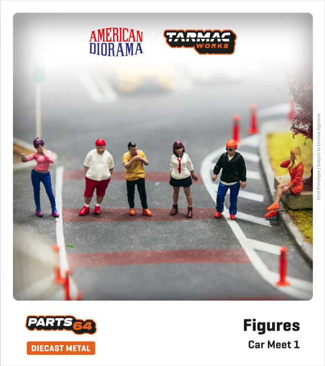 Tarmac x アメリカンジオラマ 1/64 フィギュア カーミート1