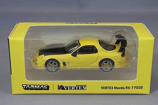 Tarmac 1/64 VERTEX マツダ RX-7 FD3S イエローメタリック