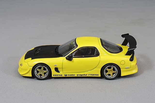 ホットワークスMazda RX-7 Vertex RX-7 黄色 Amazon | ターマックワークス 1/64 マツダ RX-7 FD3S
