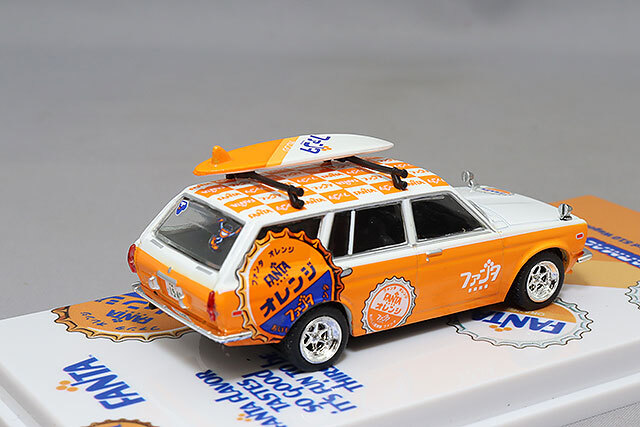 -ターマック 1/64 ダットサン ブルーバード 510 ワゴン BREチェイス ターマックワークスからリリース！レース仕様のBRE ダットサン