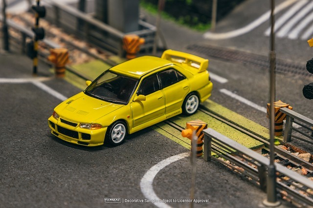 Tarmac 1/64 三菱 ランサー GSR エボリューション III イエロー