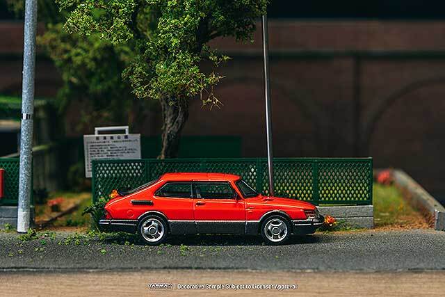 Tarmac 1/64 サーブ 900 ターボ レッド