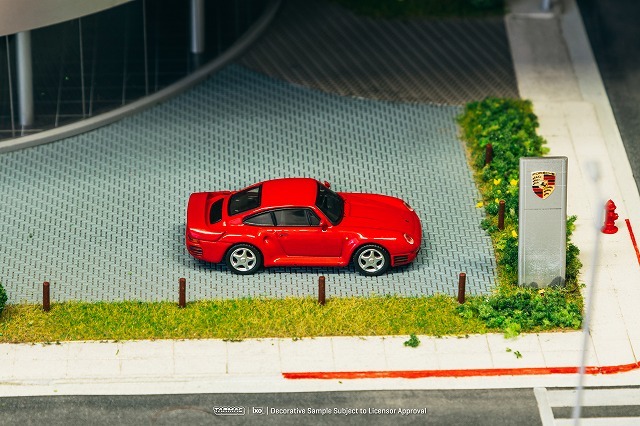 Tarmac 1/64 ポルシェ 959 レッド
