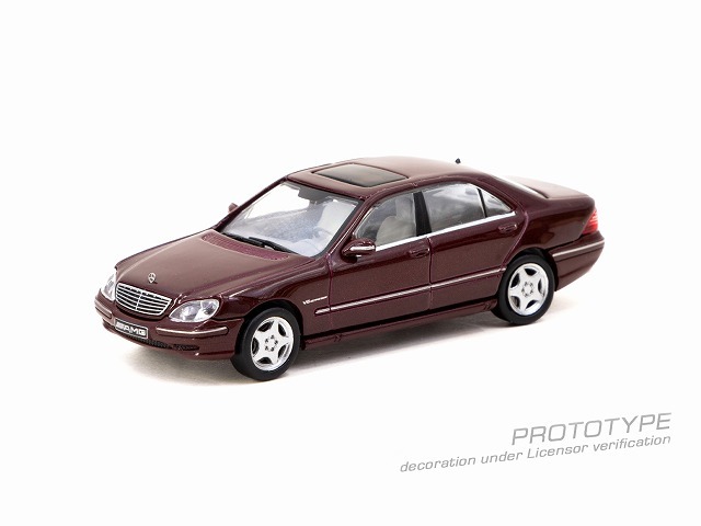 Tarmac 1/64 メルセデスベンツ S 55 AMG ボルドーレッドメタリック
