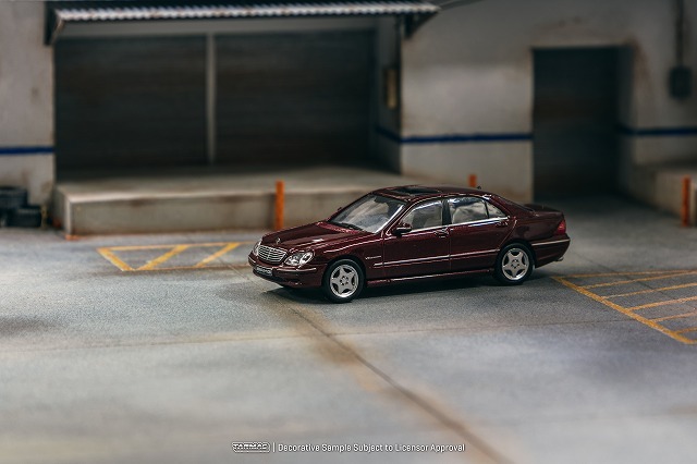 1/24 メルセデス ベンツ S55 AMG（カスタム品） Tarmac 1/64 メルセデスベンツ S 55 AMG ボルドーレッドメタリック