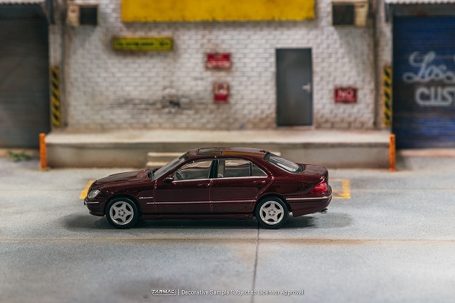Tarmac 1/64 メルセデスベンツ S 55 AMG ボルドーレッドメタリック
