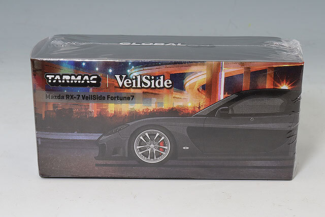 ウェイサマ専用 Tarmac 1/64 マツダ RX-7 ヴェイルサイド フォーチュン7 グレイ