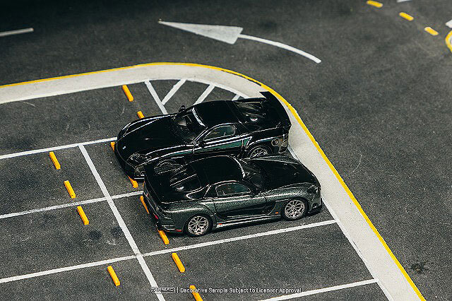 Tarmac 1/64 マツダ RX-7 ヴェイルサイド フォーチュン7 グレイ