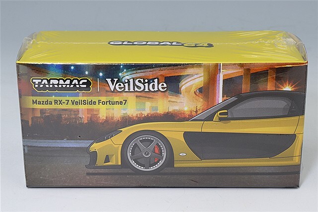 Tarmac 1/64 マツダ RX-7 ヴェイルサイド フォーチュン7 イエロー/ブラック