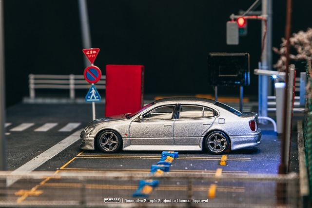 Tarmac 1/64 VERTEX トヨタ アリスト JZS161 シルバー