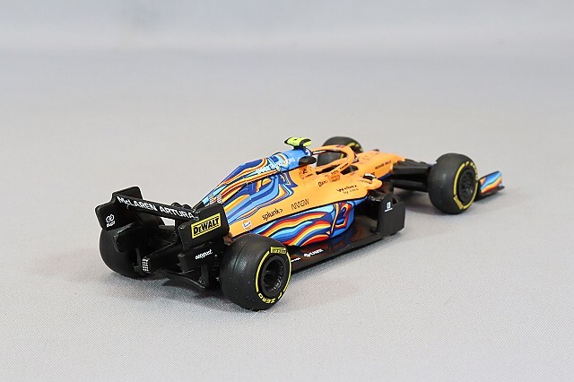Tarmac x イクソ 1/64 マクラーレン MCL35M 2021 F1 アブダビGP #4 L