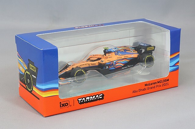 SPARK 1/43 マクラーレン F1 MCL ノリス 2021 アブダビ Tarmac x イクソ 1/64 マクラーレン MCL35M 2021 F1 アブダビGP #4 L