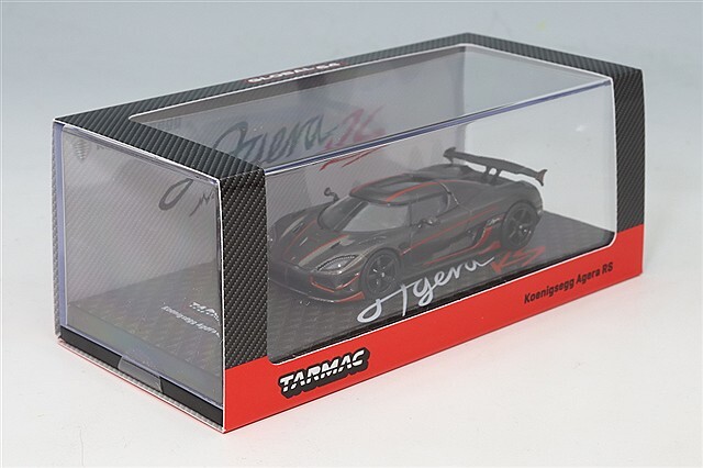 Tarmac 1/64 ケーニグセグ アゲーラ RS ブラックカーボンファイバー