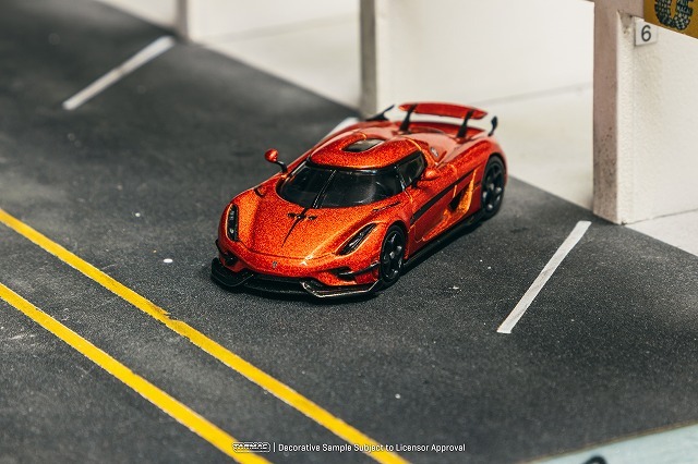 Tarmac 1/64 ケーニグセグ レゲーラ オレンジメタリック/ブラック