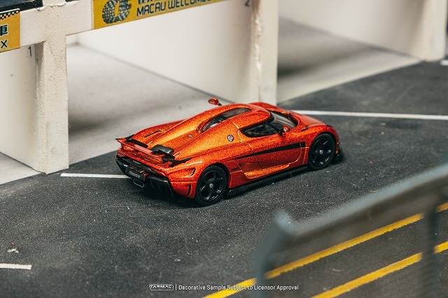 Tarmac 1/64 ケーニグセグ レゲーラ オレンジメタリック/ブラック