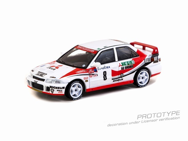 三菱ランサーエボリューション 1993 モンテカルロラリー プラモデル Tarmac 1/64 三菱 ランサー エボリューション モンテカルロラリー 1993