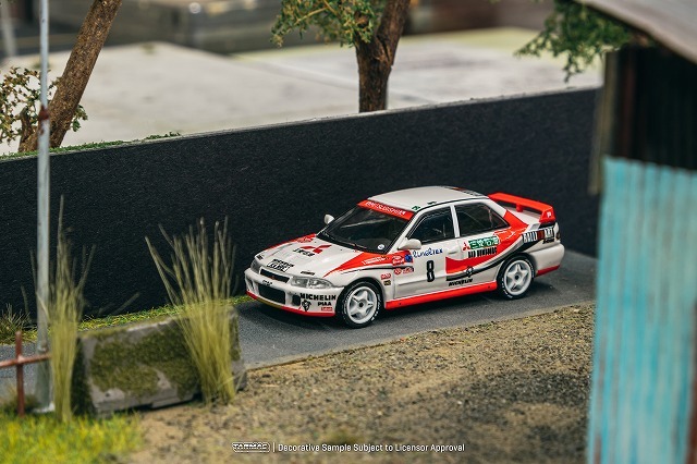 Tarmac 1/64 三菱 ランサー エボリューション モンテカルロラリー 1993