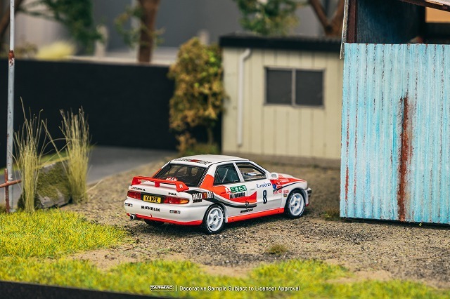 Tarmac 1/64 三菱 ランサー エボリューション モンテカルロラリー 1993