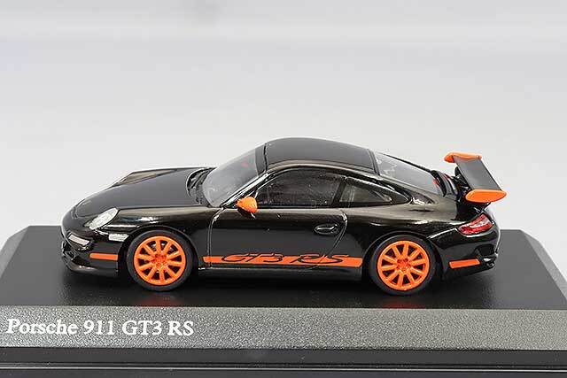 Tarmac x ミニチャンプス 1/64 ポルシェ 911 GT3 RS (997) ブラック