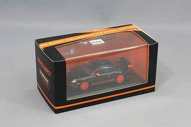 Tarmac x ミニチャンプス 1/64 ポルシェ 911 GT3 RS (997) ブラック