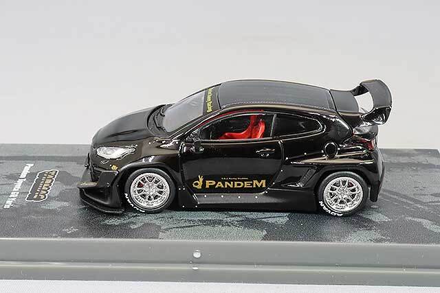 HKM パンデム GR ヤリス 1/64 マットブラック 1/64 Pandem トヨタ GR ヤリス Black（TARMACWORKS T64R-080-BK