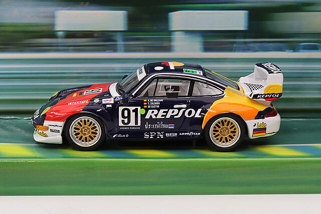Tarmac 1/64 ポルシェ 911 GT2 1995 ルマン24H #91