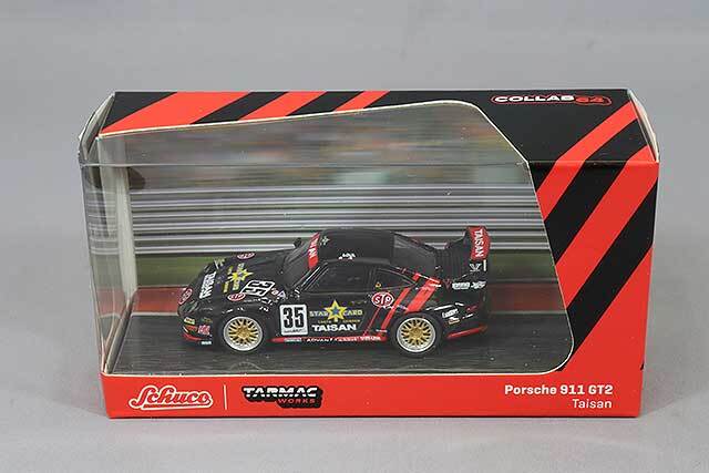 Tarmac 1/64 ポルシェ 911 993 GT2 JGTC タイサン スターカード #35