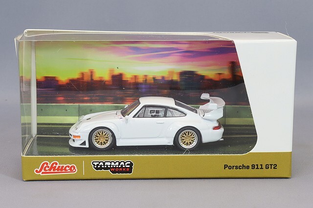 世界100台限定　suhe 1/64 ポルシェ　911 GT2RS ホワイト SUHE 1:64 White/Blue 911 GT2 RS Racing Sports Model Diecast